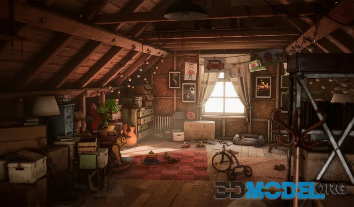 Grandpa's Attic (Furniture storage props)