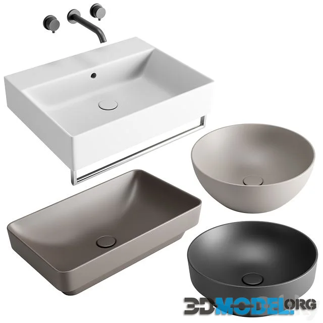 3D Model – GSI ColorElements Washbasin Set 2