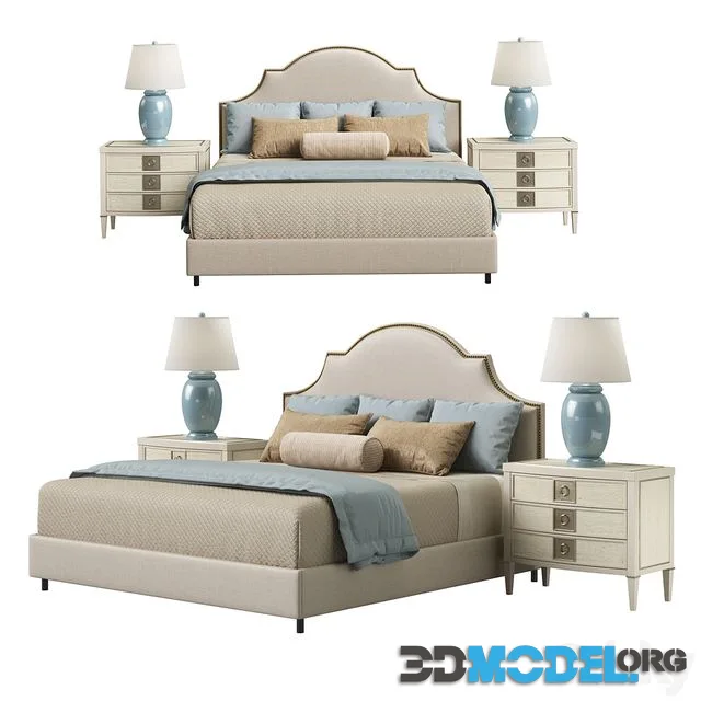 Horchow Cheresse King Bed