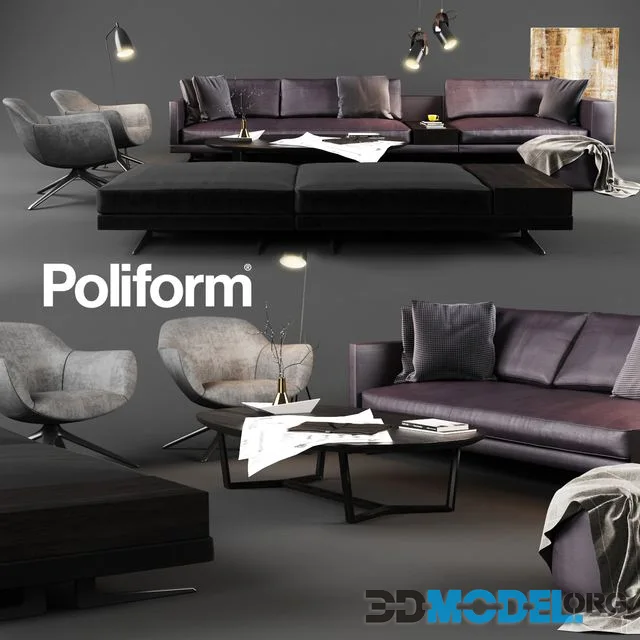 Italian furniture Set 04
