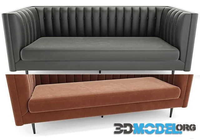 Liang & Eimil Harper Sofa Velvet
