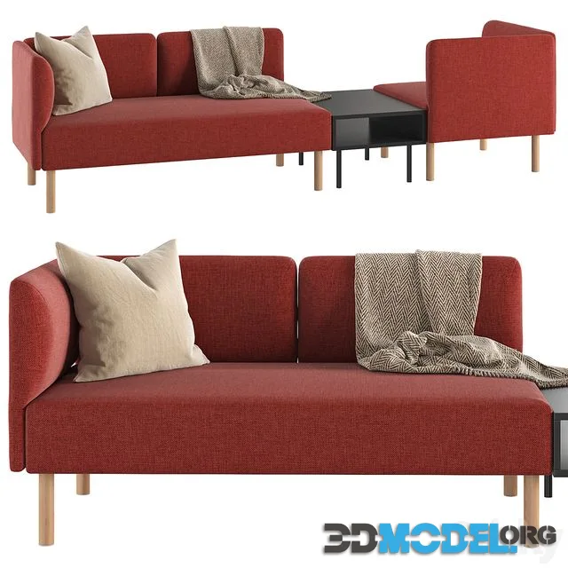 Lillehem 3-seat modular sofa