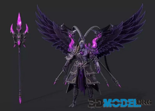 Lu Bu Low-poly (PBR)