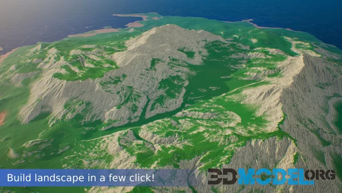 Massive World - Procedural world generation with PCG