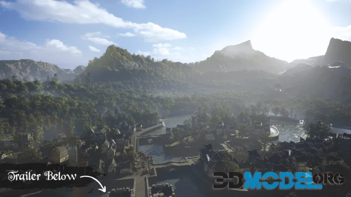 Medieval Kingdom (Medieval Castle, Medieval Town, Modular Castle, Castle)