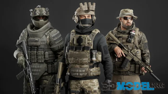Modular Military Character