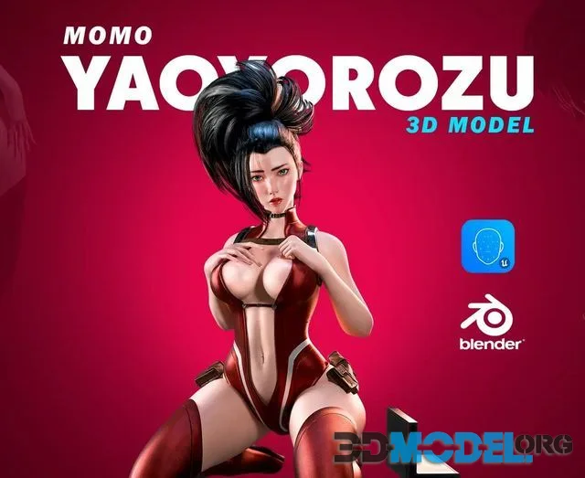 MOMO YAOYOROZU - Blender 3D (PBR)