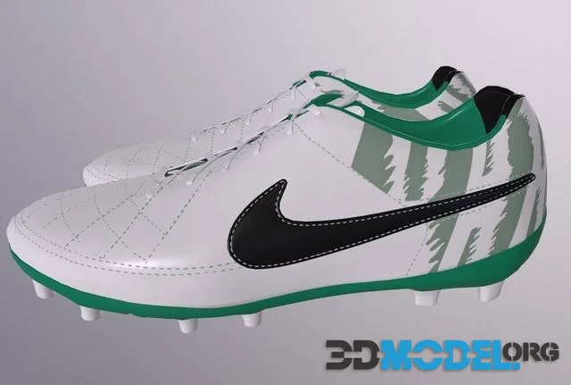 NIKE TIEMPO FOOTBALL SHOES Low-poly (PBR)