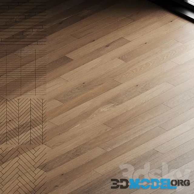 Oak Parquet Board 09