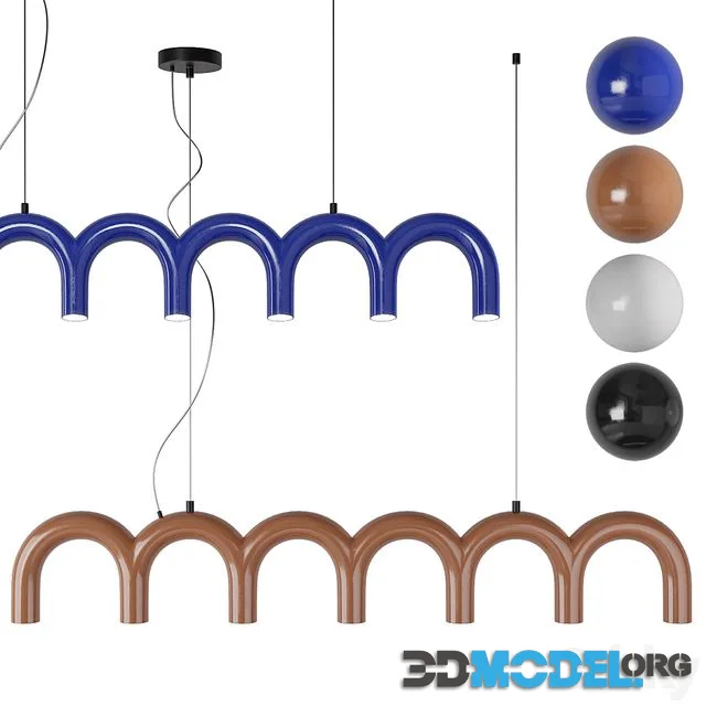 Oblure Arch LED pendant chandelier