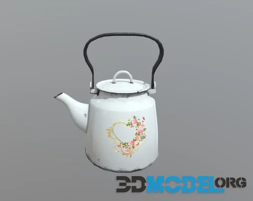 Old Soviet Teapot (PBR)