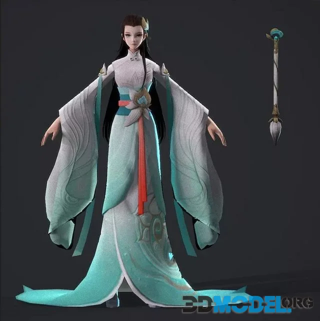 Pen spirit Low-poly (PBR)