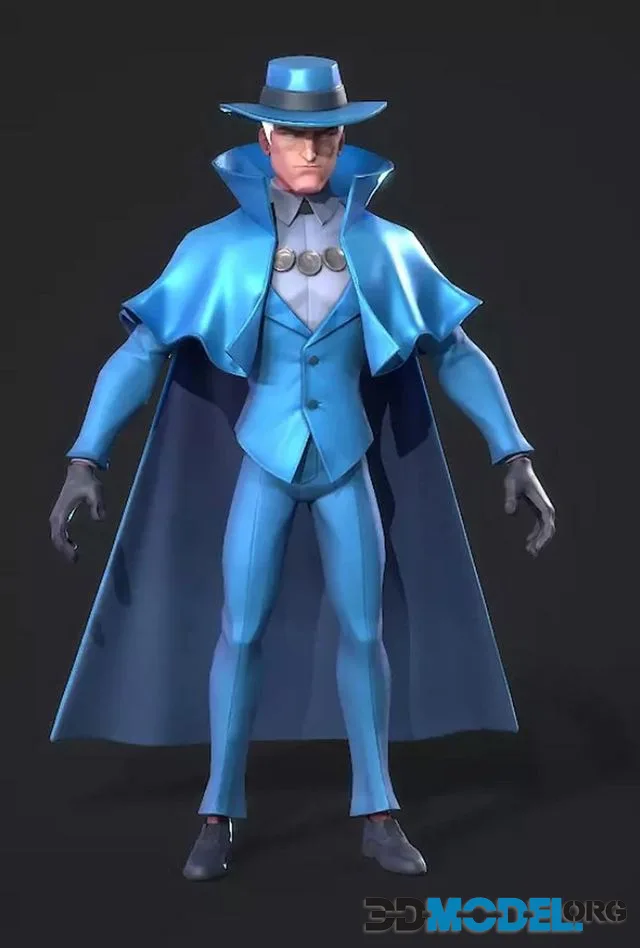 Phantom Stranger Low-poly (PBR)