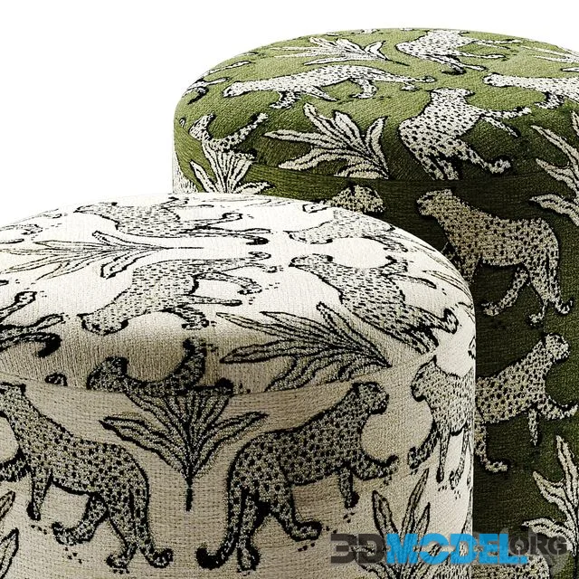Pouf Ella from Candelabra Home