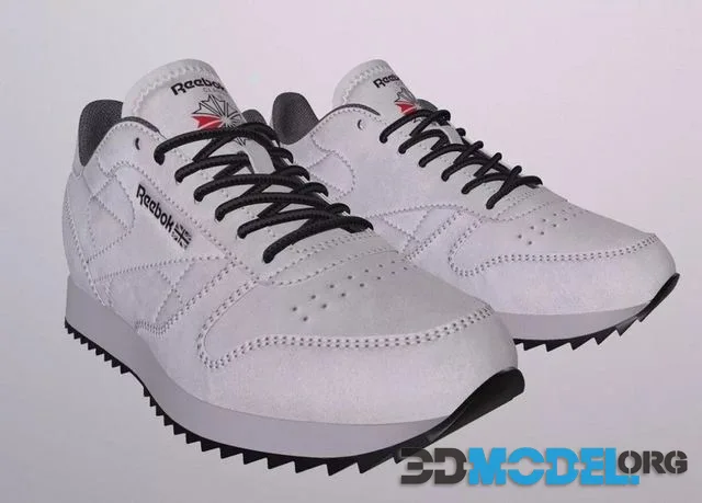 REEBOK CLASSIC SUEDE SHOES Low-poly (PBR)
