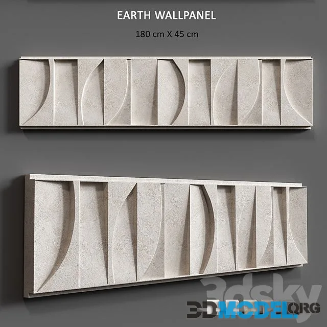 Relief Earth Wallpanel