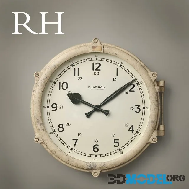 RH_1930S BARGE CLOCK