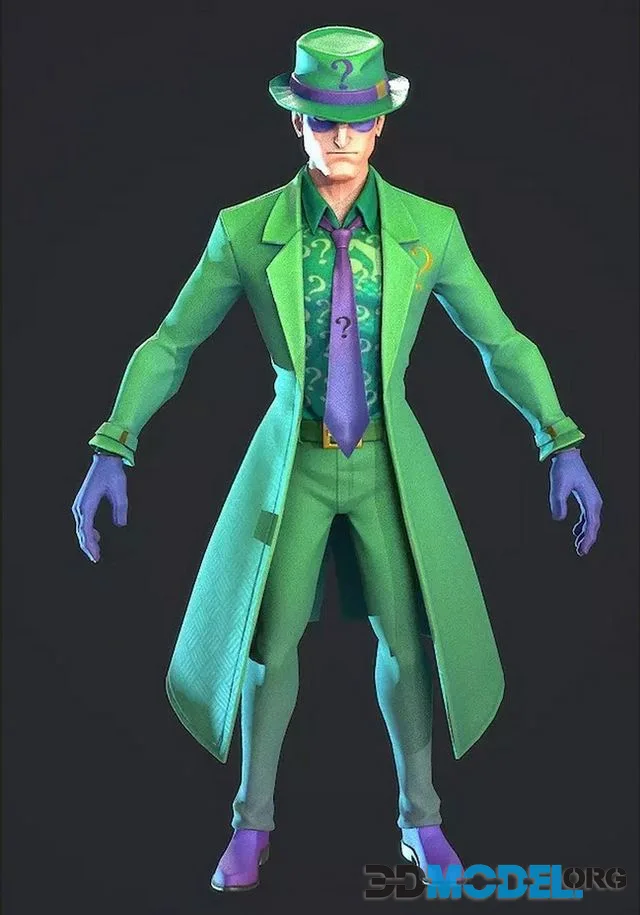 Riddler Low-poly (PBR)