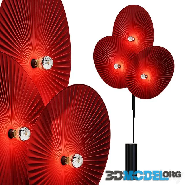 roche bobois unfold floor lamp