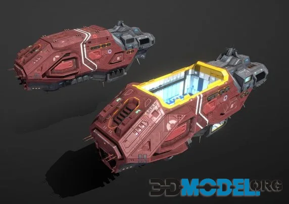Scifi Mobile Shipyard Class II (PBR)