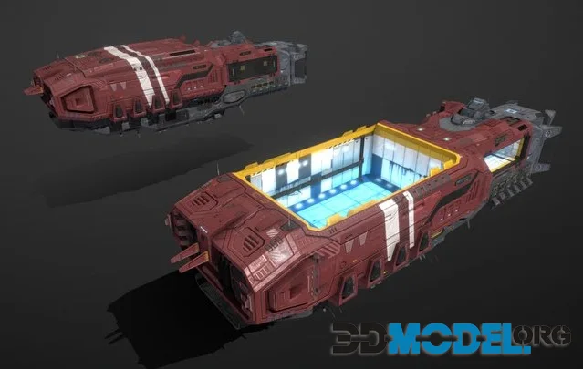 Scifi Mobile Shipyard Class III (PBR)