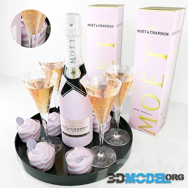 Sparkling Wine in Glasses Alcohol