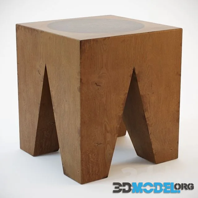 Stool rustic style