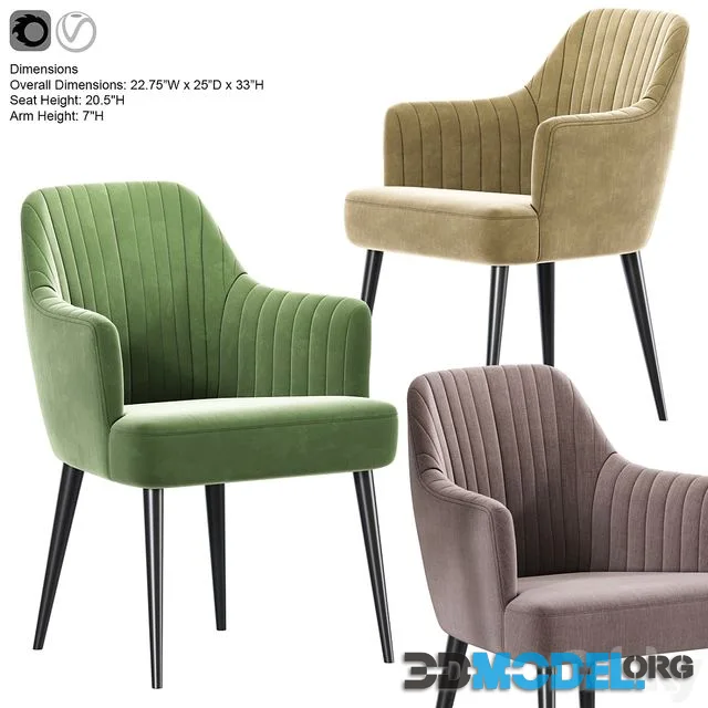 Strip Modern Dining Chair