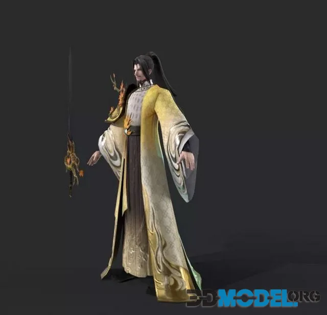 Sword immortal Low-poly (PBR)
