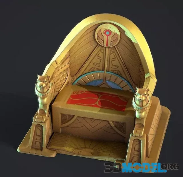 Throne of Kahndaq Low-poly (PBR)