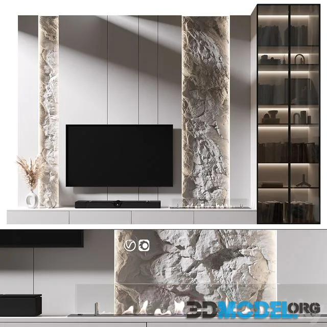 TV Wall set 1081