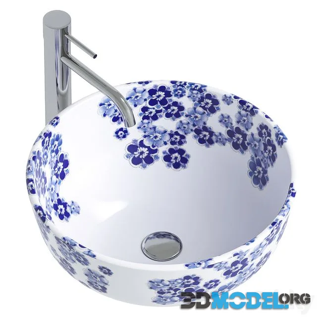 Washbasin Rea Fiori REA-U6520