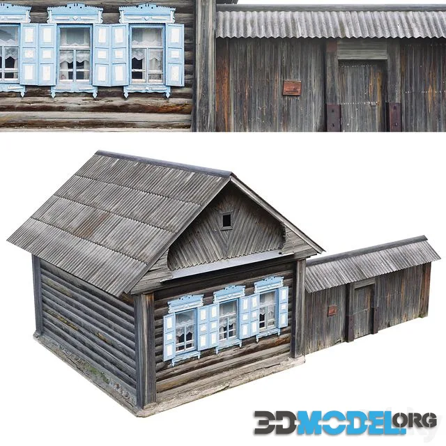 Wooden hut