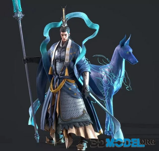 Yang Jian Low-poly (PBR)
