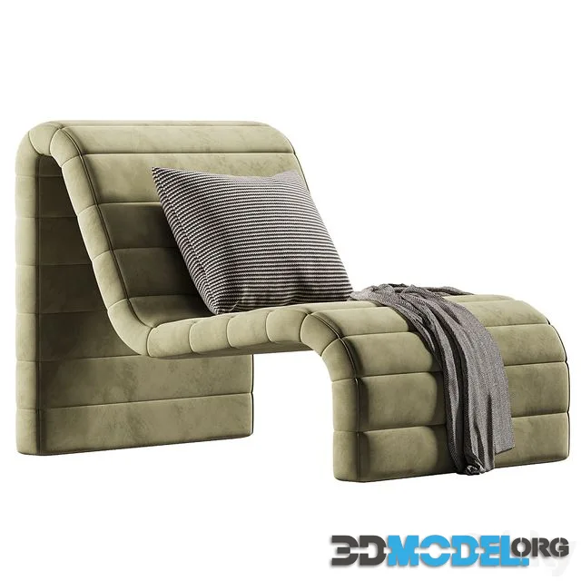 Zurich Occasional Chair with plaid and pillows