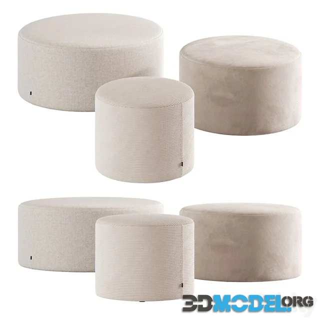 Zyl poufs by Bolia