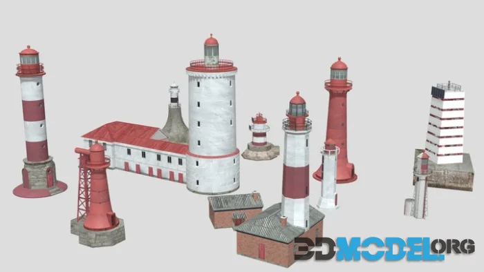 10 Lighthouses Of The Gulf Of Finland (PBR)