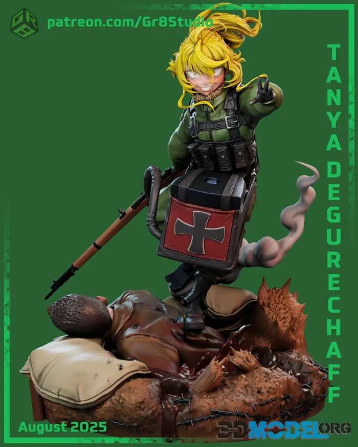Gr8Tech - Youjo Senki - Tanya von Degurechaff – Printable