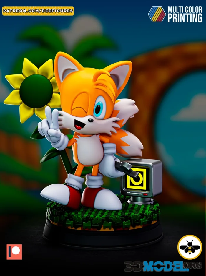 Bee Figures - Tails - Sonic Classic – Printable
