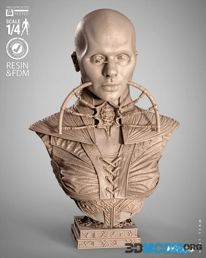 Wicked - Female Cenobite Portrait Bust – Printable