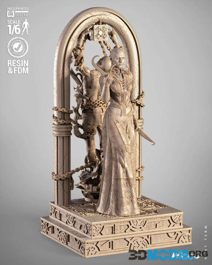 Wicked - Female Cenobite Sculpture – Printable