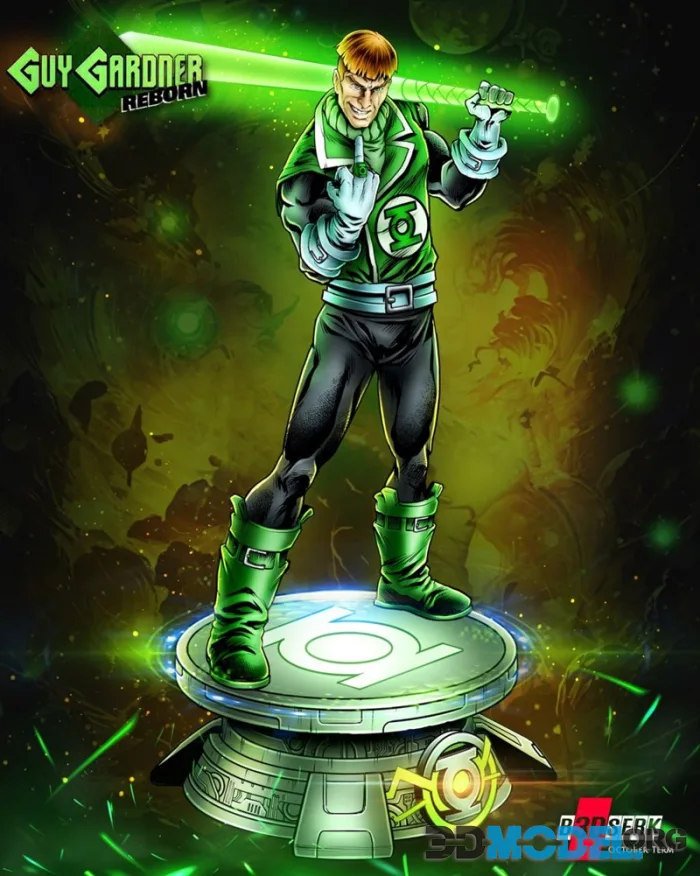 B3dserk - Guy Gardner Sculpture – Printable