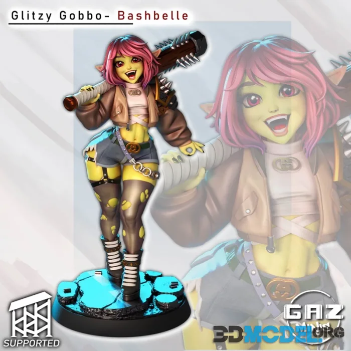 Glitzy Gobbo - Bashbelle – Printable