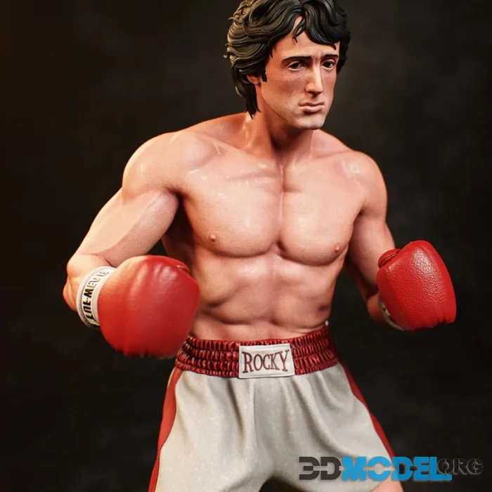 CA 3D Studios - Rock Balboa – Printable