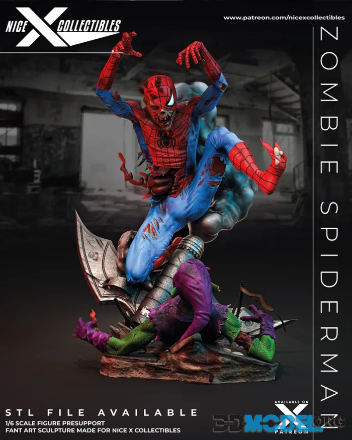 Nice X Collectibles - Zombie Spiderman – Printable