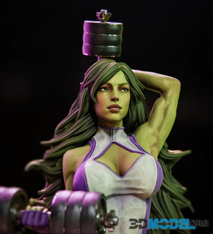 CA 3D Studios - She-Hulk – Printable