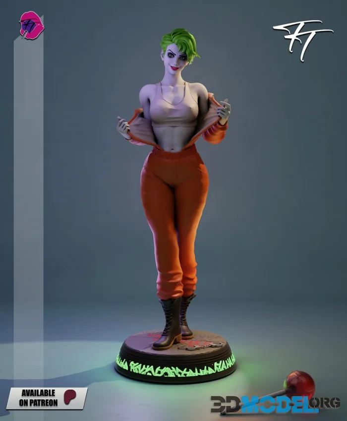 Trick or Treat - Joker Female – Printable