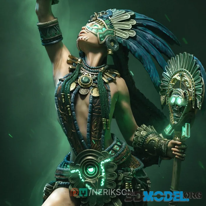 Nerikson - Necalin The Priestess of Death – Printable