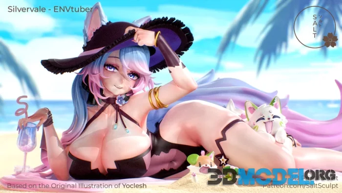Saltsculpt - Silvervale - En Vtuber – Printable