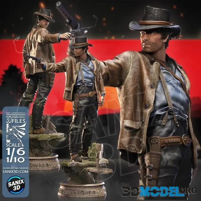 Sanix - Arthur Morgan - Red Dead Redemption II – Printable